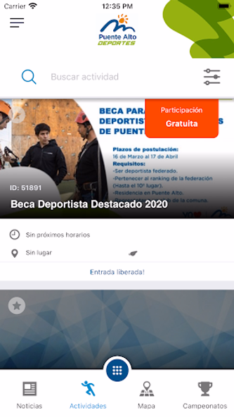 Deportes Puente Alto Screenshot 2 - AppWisp.com Deportes Puente Alto Screenshot 2 - AppWisp.com