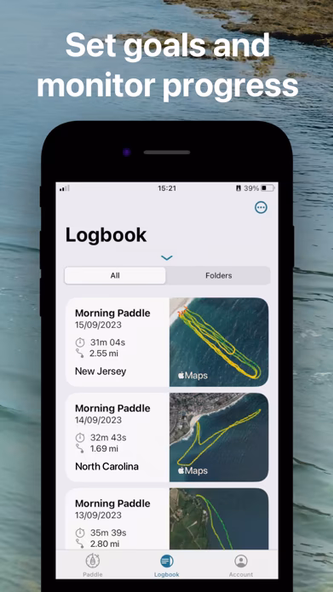 Paddle Logger: SUP & Kayaking Screenshot 3 - AppWisp.com Paddle Logger: SUP & Kayaking Screenshot 3 - AppWisp.com