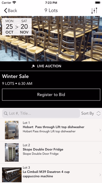 All About Auctions Screenshot 2 - AppWisp.com All About Auctions Screenshot 2 - AppWisp.com