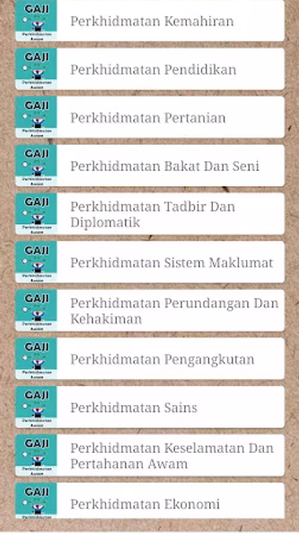 Gaji Perkhidmatan Awam Screenshot 1 - AppWisp.com Gaji Perkhidmatan Awam Screenshot 1 - AppWisp.com