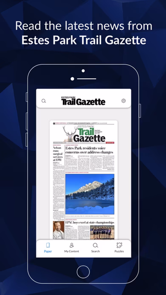 Estes Park Trail Gazette Screenshot 1 - AppWisp.com Estes Park Trail Gazette Screenshot 1 - AppWisp.com