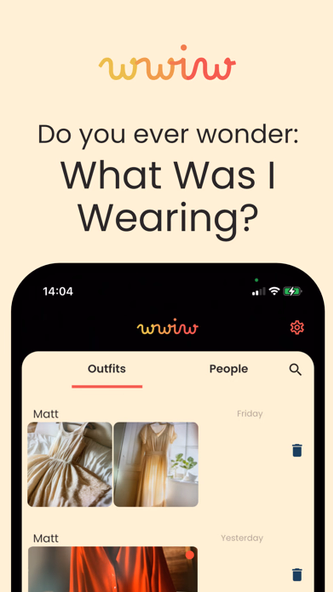 What Was I Wearing? Screenshot 1 - AppWisp.com What Was I Wearing? Screenshot 1 - AppWisp.com