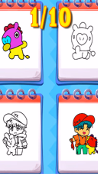 Coloring Bt21 for bts Screenshot 2 - AppWisp.com Coloring Bt21 for bts Screenshot 2 - AppWisp.com