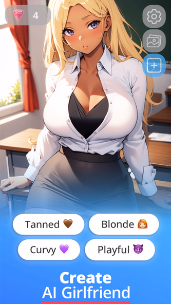 Sexy AI Girlfriend Chat Games Screenshot 1 - AppWisp.com Sexy AI Girlfriend Chat Games Screenshot 1 - AppWisp.com