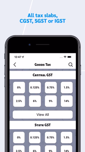 GST India Rate Finder Screenshot 2 - AppWisp.com GST India Rate Finder Screenshot 2 - AppWisp.com