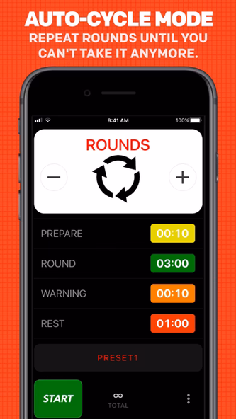 Boxing Timer Pro Round Timer Screenshot 4 - AppWisp.com Boxing Timer Pro Round Timer Screenshot 4 - AppWisp.com