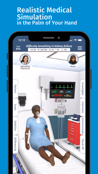 Full Code Medical Simulation Screenshot 1 - AppWisp.com Full Code Medical Simulation Screenshot 1 - AppWisp.com