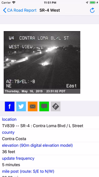 California Road Report Screenshot 2 - AppWisp.com California Road Report Screenshot 2 - AppWisp.com