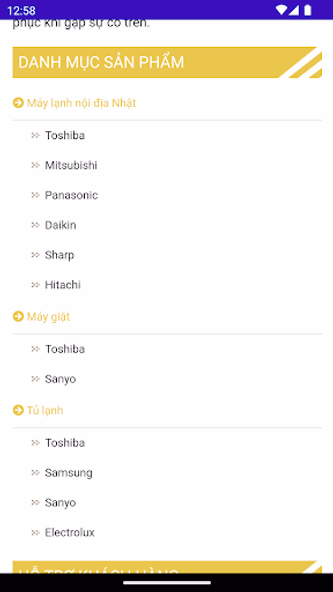 Điện Lạnh Hùng Cường Screenshot 4 - AppWisp.com Điện Lạnh Hùng Cường Screenshot 4 - AppWisp.com