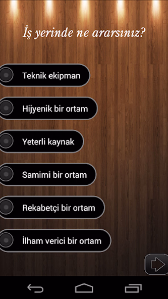 Meslek Testi Screenshot 2 - AppWisp.com Meslek Testi Screenshot 2 - AppWisp.com