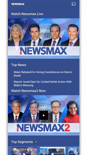 Newsmax Screenshot 1 - AppWisp.com