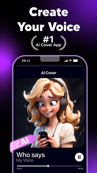 Banger: AI Cover Songs & Music Screenshot 1 - AppWisp.com Banger: AI Cover Songs & Music Screenshot 1 - AppWisp.com