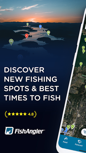 FishAngler - Fishing App Screenshot 1 - AppWisp.com FishAngler - Fishing App Screenshot 1 - AppWisp.com