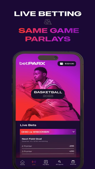 betPARX OH Sportsbook Screenshot 3 - AppWisp.com betPARX OH Sportsbook Screenshot 3 - AppWisp.com