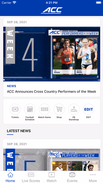 The ACC App Screenshot 1 - AppWisp.com The ACC App Screenshot 1 - AppWisp.com