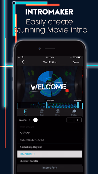 IntroTube: Intro Video Maker Screenshot 1 - AppWisp.com IntroTube: Intro Video Maker Screenshot 1 - AppWisp.com