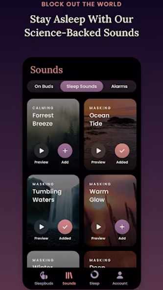Ozlo Sleepbuds Screenshot 3 - AppWisp.com Ozlo Sleepbuds Screenshot 3 - AppWisp.com