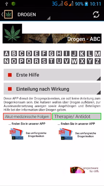 Drogen - ABC Screenshot 1 - AppWisp.com Drogen - ABC Screenshot 1 - AppWisp.com