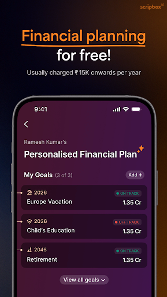 Scripbox Mutual Fund & SIP App Screenshot 4 - AppWisp.com Scripbox Mutual Fund & SIP App Screenshot 4 - AppWisp.com