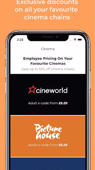 Cinema - Perks at Work Screenshot 1 - AppWisp.com