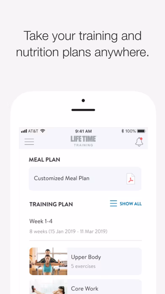 Life Time Training Screenshot 2 - AppWisp.com Life Time Training Screenshot 2 - AppWisp.com