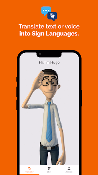 Hand Talk Translator Screenshot 2 - AppWisp.com Hand Talk Translator Screenshot 2 - AppWisp.com