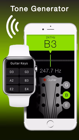 Guitar Tuner & Tone Generator Screenshot 2 - AppWisp.com Guitar Tuner & Tone Generator Screenshot 2 - AppWisp.com