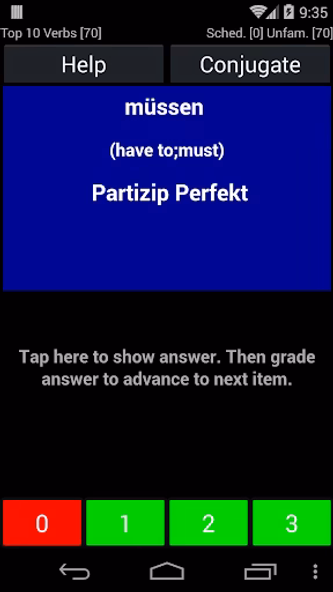 German Verb Trainer Screenshot 2 - AppWisp.com German Verb Trainer Screenshot 2 - AppWisp.com