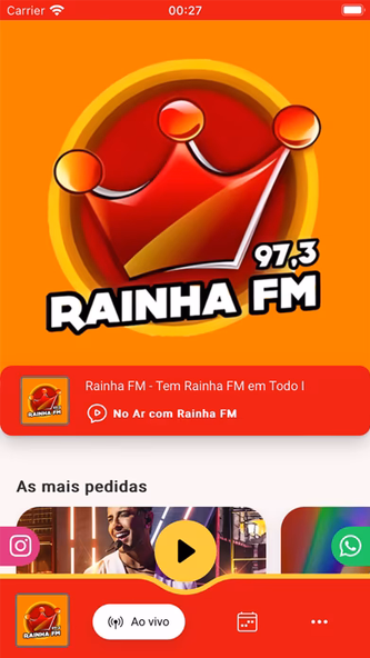 Rainha FM Screenshot 2 - AppWisp.com Rainha FM Screenshot 2 - AppWisp.com