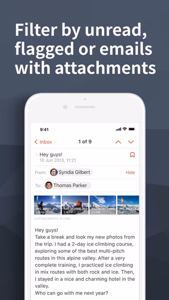Email App for Gmail Screenshot 3 - AppWisp.com Email App for Gmail Screenshot 3 - AppWisp.com