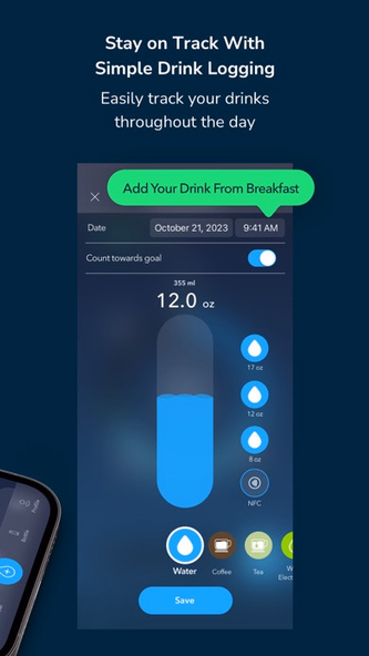 HidrateSpark Water Tracker Screenshot 4 - AppWisp.com HidrateSpark Water Tracker Screenshot 4 - AppWisp.com