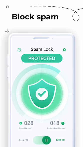 Spam Lock - spam blocker Screenshot 1 - AppWisp.com Spam Lock - spam blocker Screenshot 1 - AppWisp.com