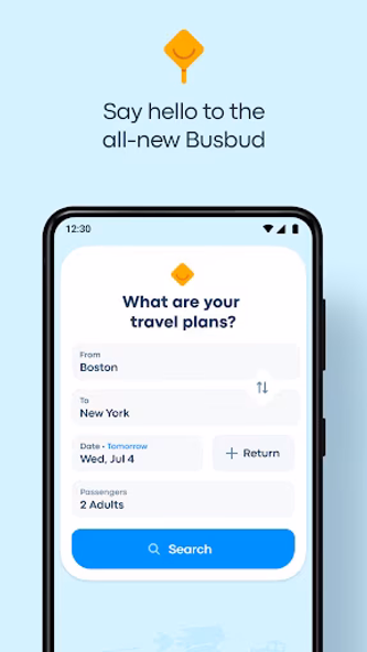 Busbud: Bus & Train Tickets Screenshot 1 - AppWisp.com Busbud: Bus & Train Tickets Screenshot 1 - AppWisp.com