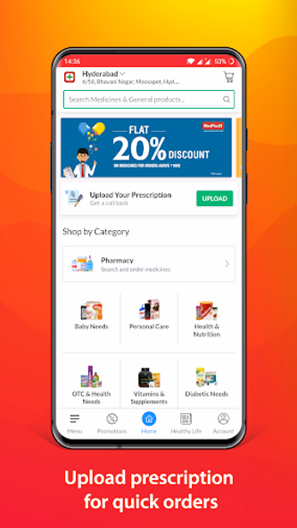 MedPlus Mart - Online Pharmacy Screenshot 1 - AppWisp.com MedPlus Mart - Online Pharmacy Screenshot 1 - AppWisp.com