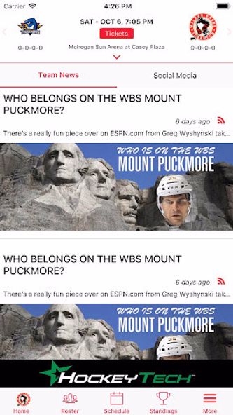 Wilkes-Barre/Scranton Penguins Screenshot 2 - AppWisp.com Wilkes-Barre/Scranton Penguins Screenshot 2 - AppWisp.com