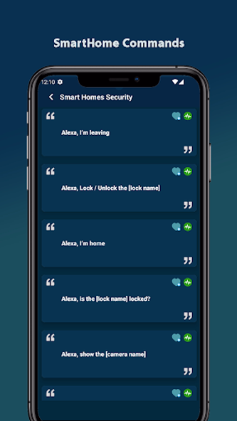 Alexa Voice: Master Commands Screenshot 3 - AppWisp.com Alexa Voice: Master Commands Screenshot 3 - AppWisp.com