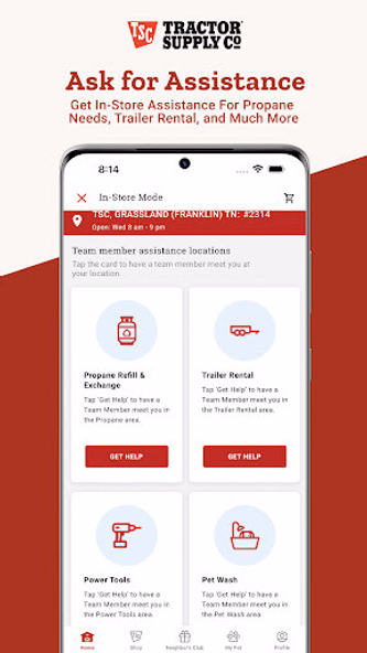 Tractor Supply Company Screenshot 1 - AppWisp.com Tractor Supply Company Screenshot 1 - AppWisp.com
