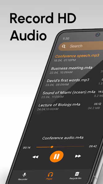 Simple Voice Recorder Screenshot 3 - AppWisp.com Simple Voice Recorder Screenshot 3 - AppWisp.com