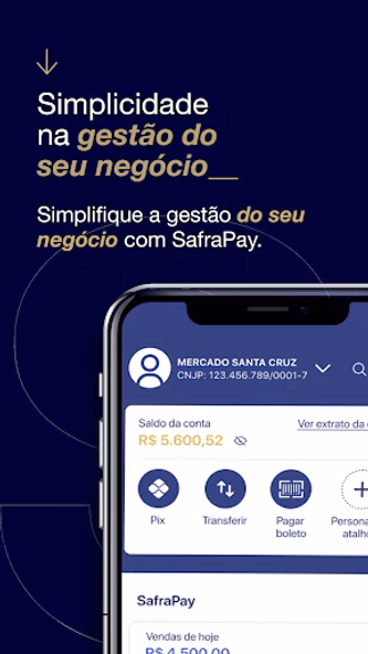 SafraPay: máquina, pix e conta Screenshot 2 - AppWisp.com SafraPay: máquina, pix e conta Screenshot 2 - AppWisp.com