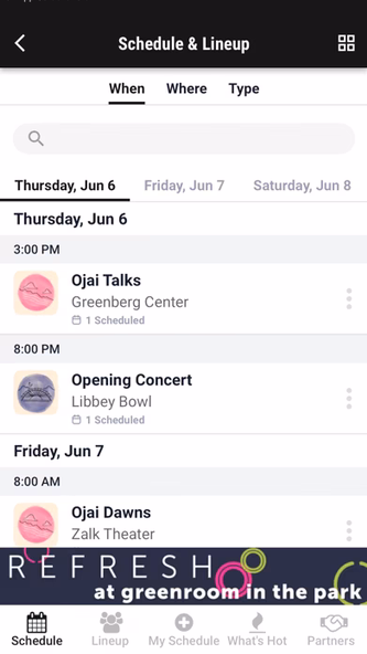 Ojai Music Festival Screenshot 2 - AppWisp.com Ojai Music Festival Screenshot 2 - AppWisp.com