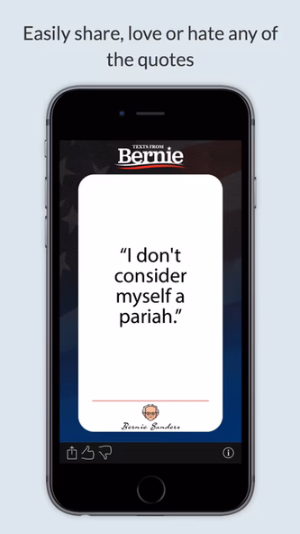 Texts From Bernie Sanders Screenshot 2 - AppWisp.com Texts From Bernie Sanders Screenshot 2 - AppWisp.com
