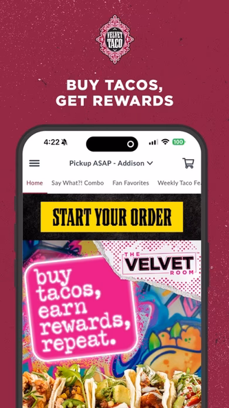 Velvet Taco Screenshot 1 - AppWisp.com Velvet Taco Screenshot 1 - AppWisp.com