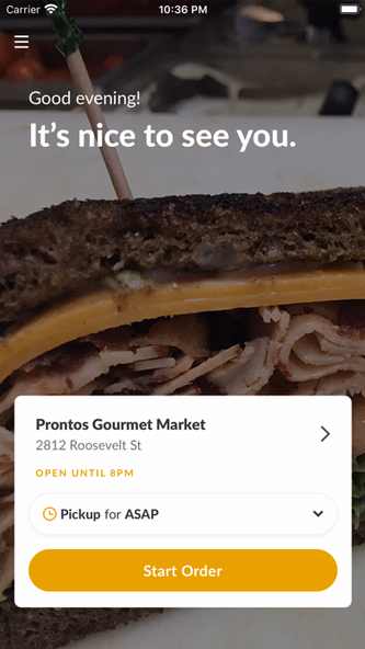 Prontos Gourmet Market Screenshot 2 - AppWisp.com Prontos Gourmet Market Screenshot 2 - AppWisp.com