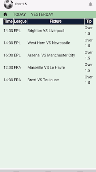 Over under betting tips Screenshot 2 - AppWisp.com Over under betting tips Screenshot 2 - AppWisp.com