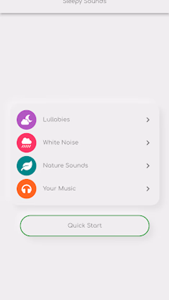 Sleepy Sounds Screenshot 2 - AppWisp.com Sleepy Sounds Screenshot 2 - AppWisp.com