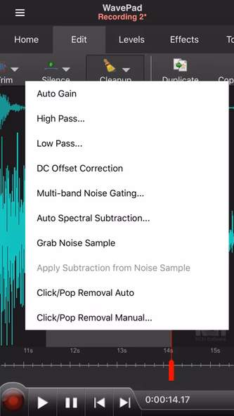 WavePad Music and Audio Editor Screenshot 3 - AppWisp.com WavePad Music and Audio Editor Screenshot 3 - AppWisp.com