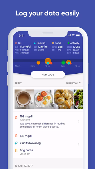 Glucose Buddy Diabetes Tracker Screenshot 2 - AppWisp.com Glucose Buddy Diabetes Tracker Screenshot 2 - AppWisp.com