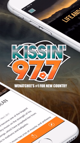 Kissin' 97.7 Screenshot 2 - AppWisp.com Kissin' 97.7 Screenshot 2 - AppWisp.com