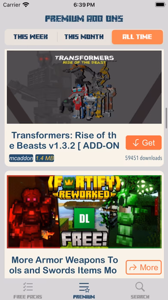 MODS FOR MINECRAFT MCPE ADDONS Screenshot 4 - AppWisp.com MODS FOR MINECRAFT MCPE ADDONS Screenshot 4 - AppWisp.com