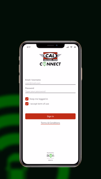 CAL Cars Connect Screenshot 1 - AppWisp.com CAL Cars Connect Screenshot 1 - AppWisp.com